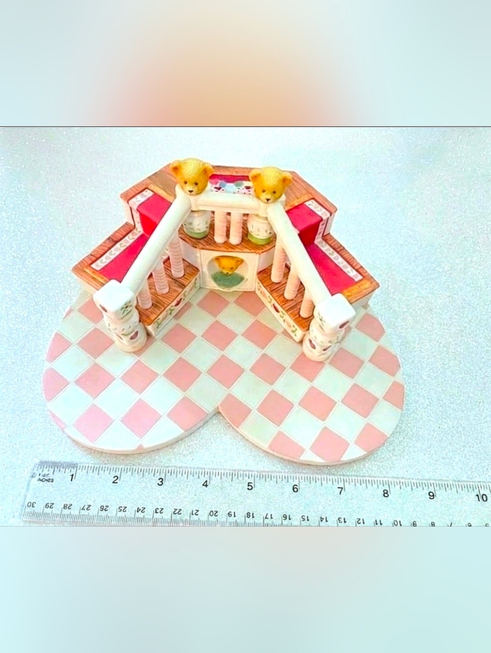 1995 Priscilla Hillman Cherished Teddies Staircase Enesco